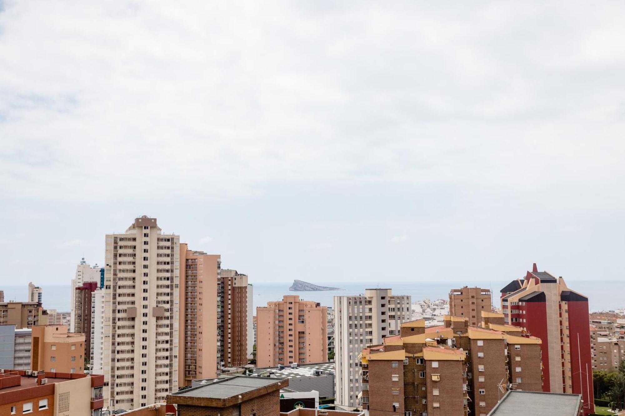 Great Panoramic View Studio Apartment Benidorm Exterior foto